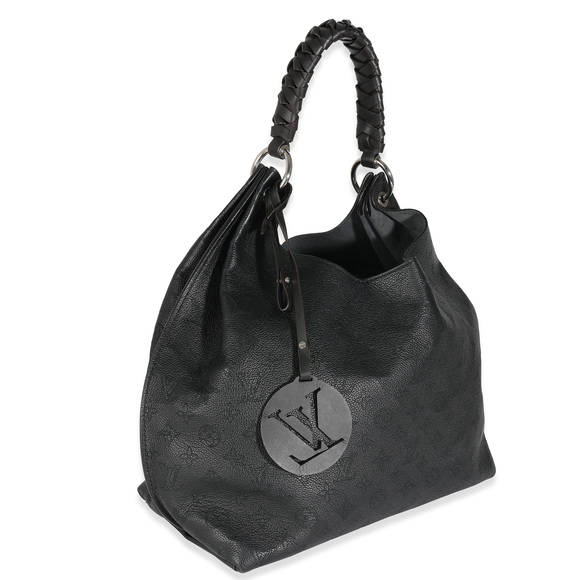 Louis Vuitton Black Monogram Mahina Carmel Hobo - Picture 3 of 7